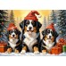 CherryPazzi, 31254, Святкові цуценята, 1000 деталей